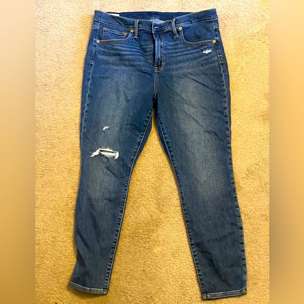 Plus Size GAP True Skinny High Rise jeans